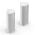 2026 2025 Enceinte Bluetooth Portable Étanche Sonos Roam 2 – Paire (Blanc) : Son Puissant et Clair Partout, Wi-Fi et Bluetooth, Autonomie Longue Durée