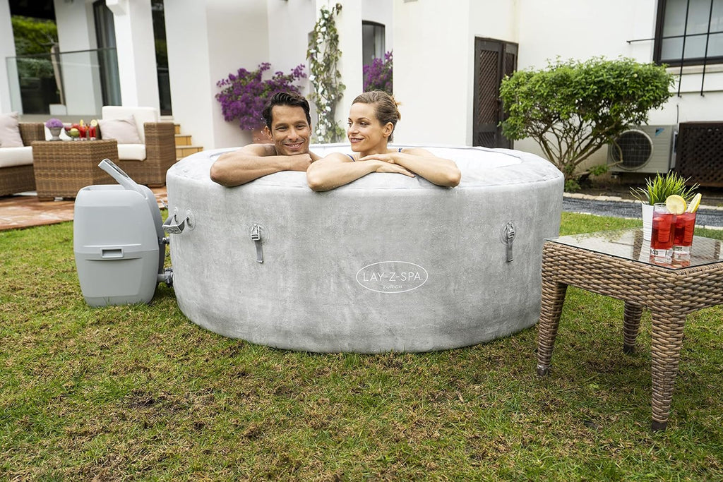 2026 Spa gonflable rond BESTWAY Lay-Z-Spa® Miami Airjet™ 2 - 4 personnes