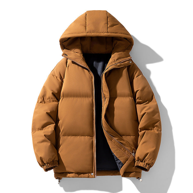 Veste douillet hiver à capuche en coton chaud confort pour homme