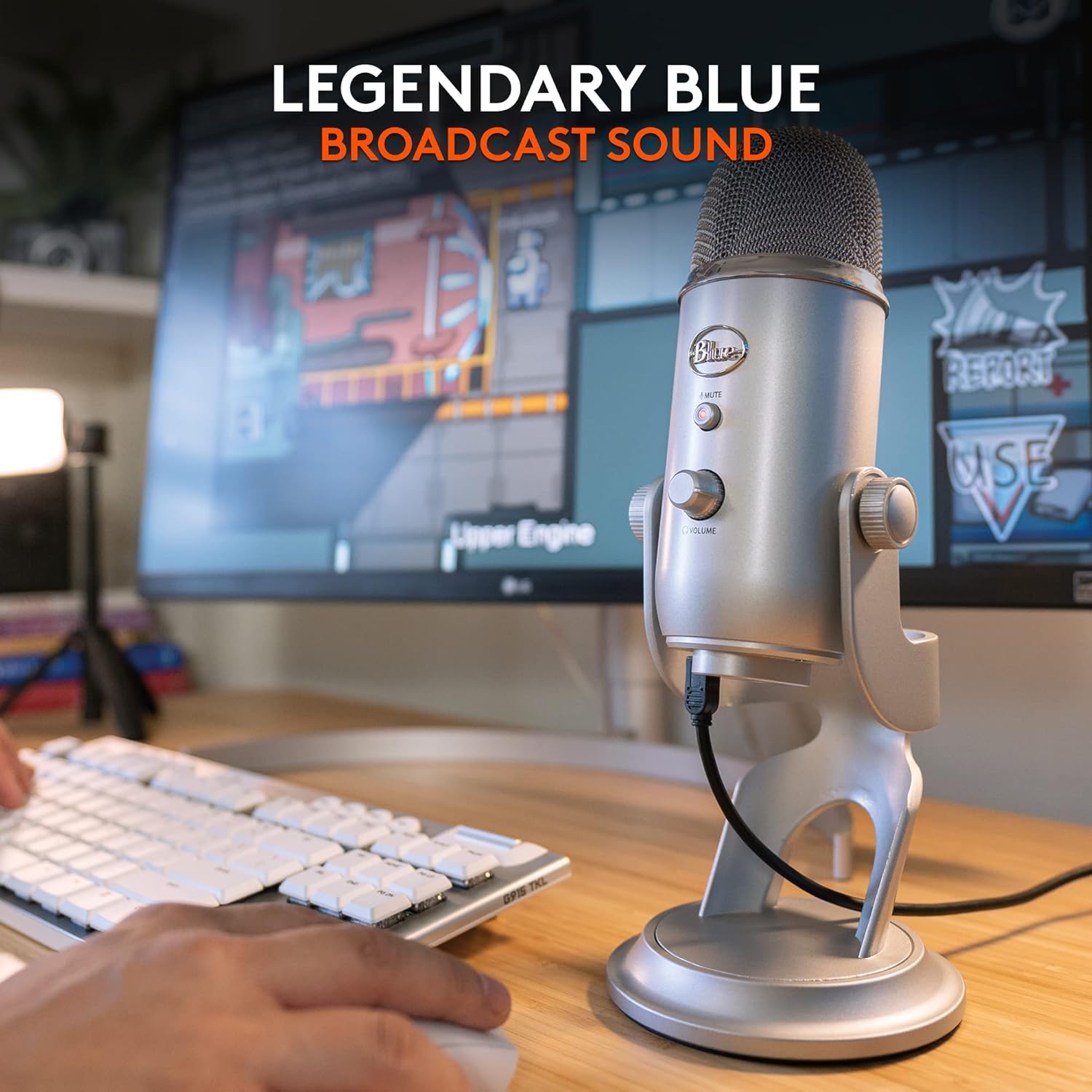 2026 2025 Logitech for Creators Microphone USB Blue Yeti (Noir)