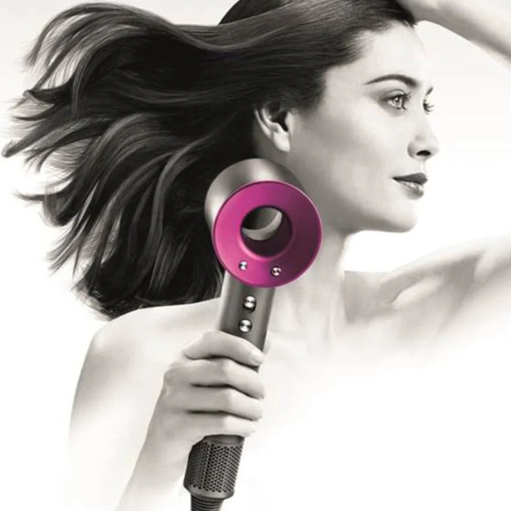 2026 2025 Sèche-Cheveux Dyson Supersonic™ HD07 Reconditionné (Excellent) avec Garantie Dyson – Couleur Fer + Fuchsia