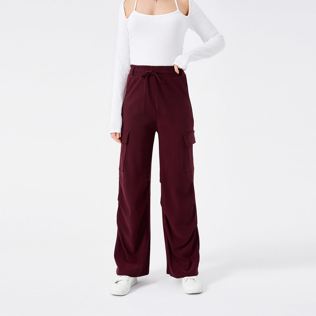 Women's Luxury Wide Leg Pants Casual Relaxed Fit - LAKD London