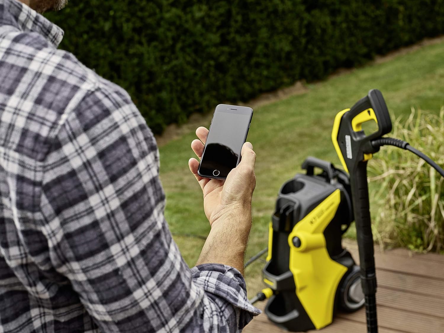 2026 Nettoyeur haute pression Karcher K 7 Premium Smart Control Flex Home - 180 bars - 600 L/h - connecté - tambour enrouleur - brosse terrasse