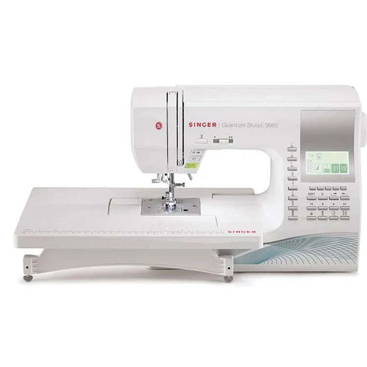 2026 SINGER Quantum Stylist 9960 Computerized Portable Sewing Machine with 600-Stitches Electronic Auto Pilot Mode, Extension Table and Bonus Accessories, Perfect for Customizing Projects