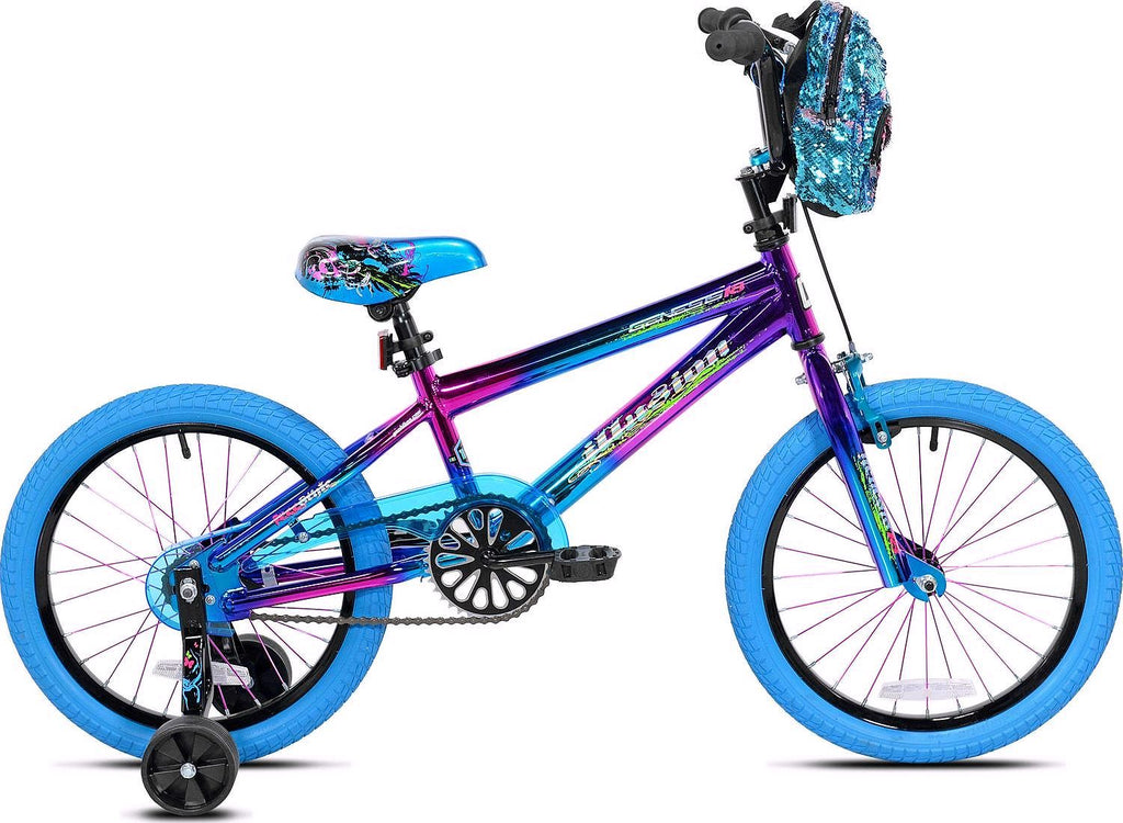 2026 Vélo fille Genesis Illusion 18" – Bleu / Violet
