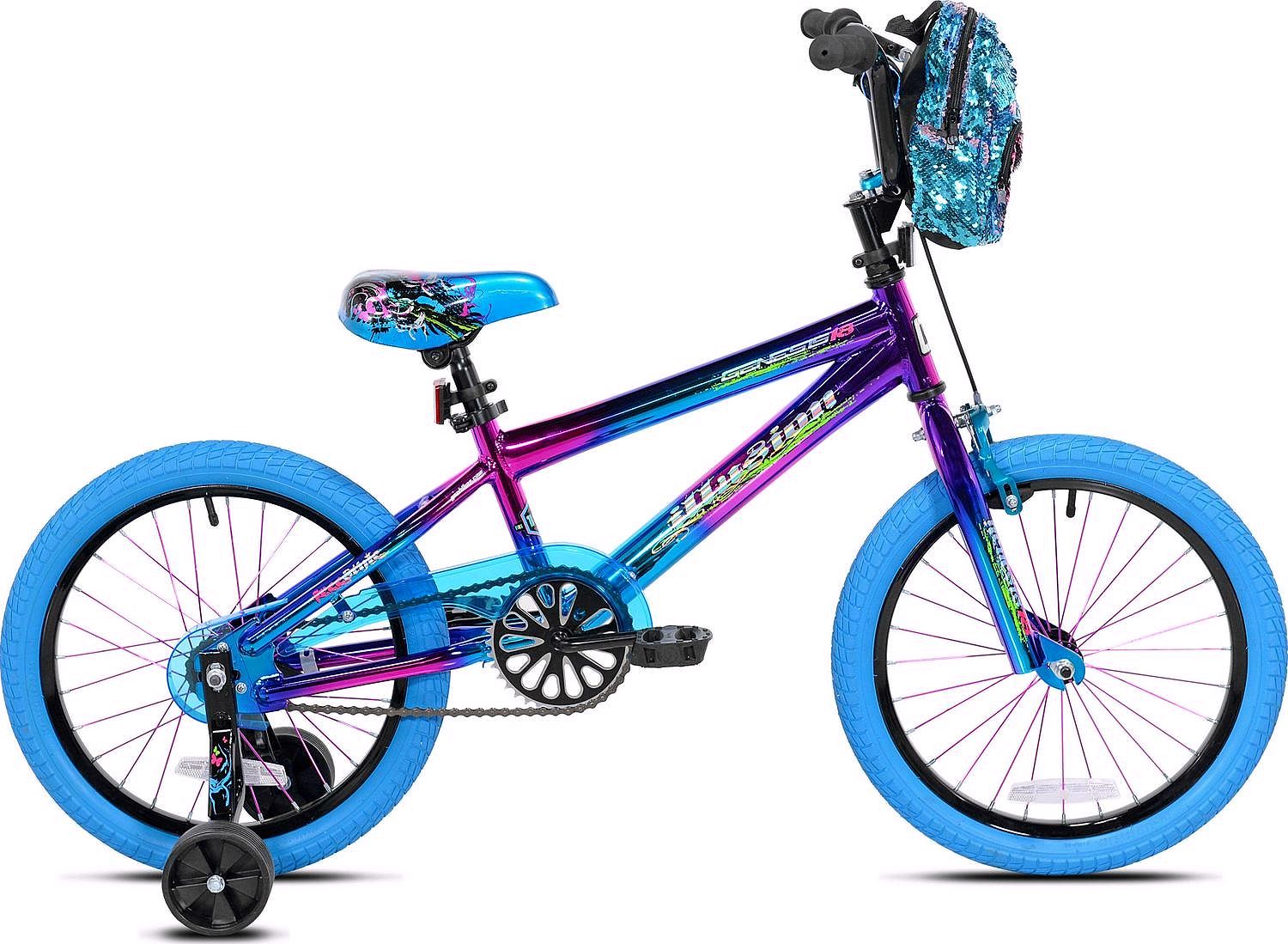 2026 Vélo fille Genesis Illusion 18" – Bleu / Violet