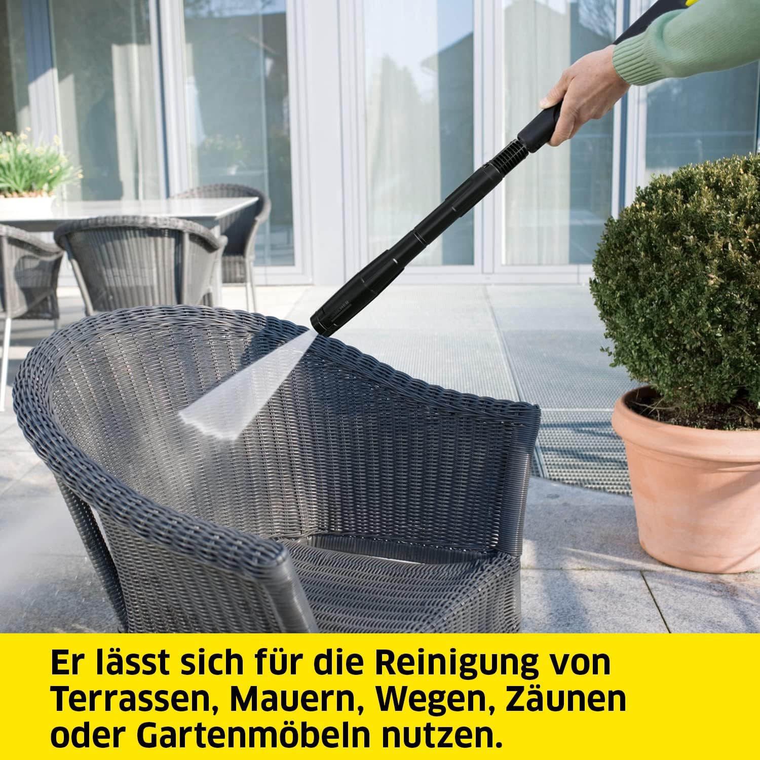 2026 Nettoyeur haute pression Karcher K 7 Premium Smart Control Flex Home - 180 bars - 600 L/h - connecté - tambour enrouleur - brosse terrasse