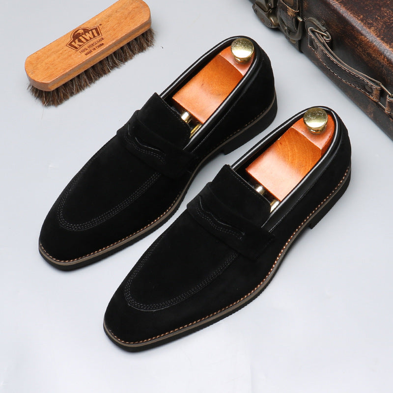 Mocassins style britannique en daim facile à porter élégance pour homme