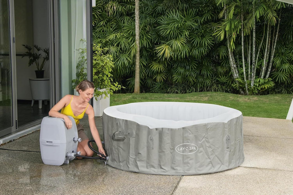 2026 Spa gonflable rond BESTWAY Lay-Z-Spa® Miami Airjet™ 2 - 4 personnes