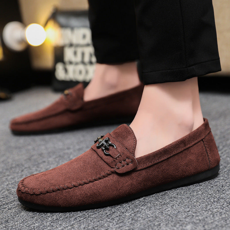 Mocassins imperméable en cuir décontracté pour homme