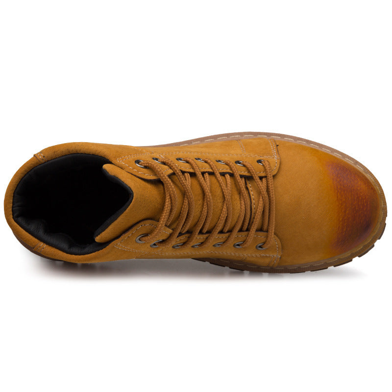 Men's Premium Genuine Cowhide Leather Martin Work Boots - LAKD London