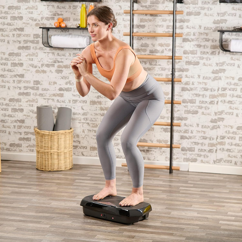 2026 2025 Lifepro Plateforme Vibrante d’Exercice avec Points d’Acupuncture Magnétiques - Plateforme Vibrante pour Tout le Corps pour Débutants et Récupération - Massage Drainage Lymphatique pour Tonification Musculaire et Fitness Général