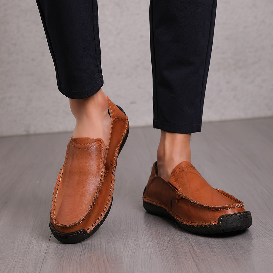 Mocassins léger en cuir confort pour homme