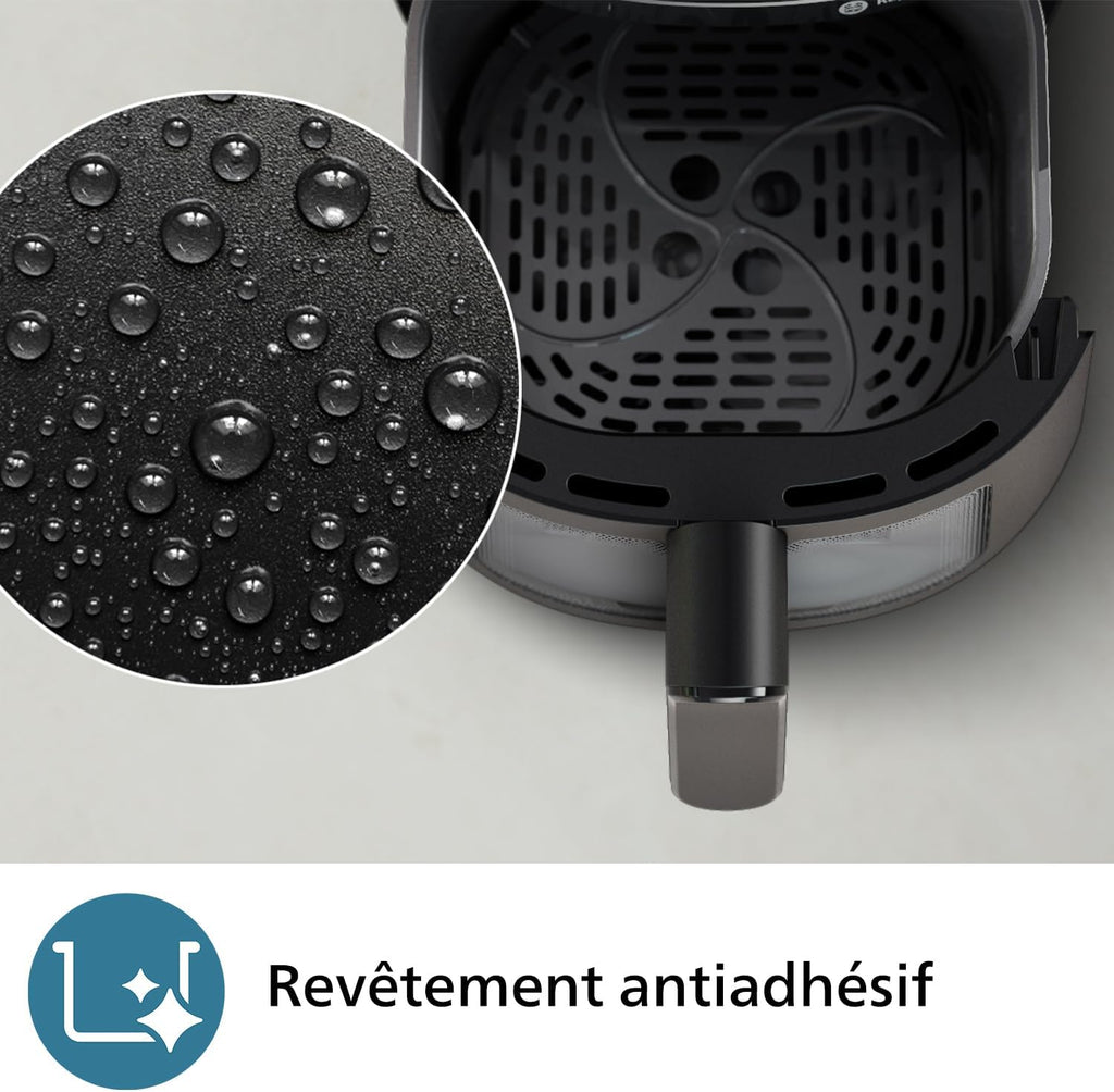 2026 2025 Friteuse à air Philips série 3000 7,2 L, fenêtre de cuisson, friteuse 16 en 1