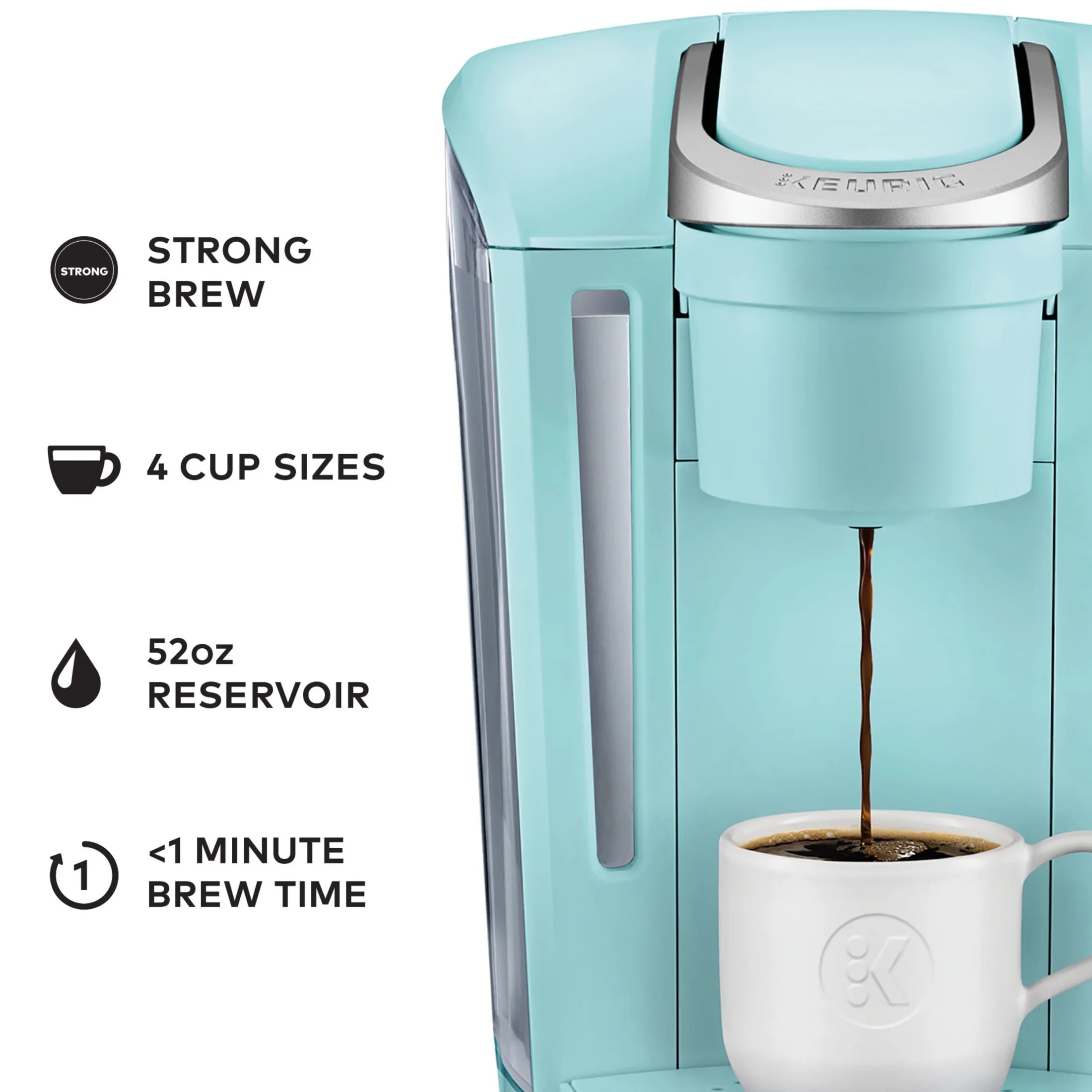 2026 2025 Keurig K-Select Machine à Café à Dosettes K-Cup à Service Unique – Édition Vintage Rouge, Grand Réservoir et Fonction Strong Brew pour un Café Plus Intense