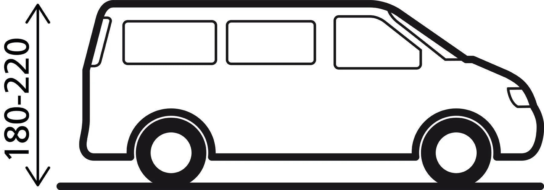 2026 Freistehendes Buszelt für Fahrzeuge 180–220 cm
