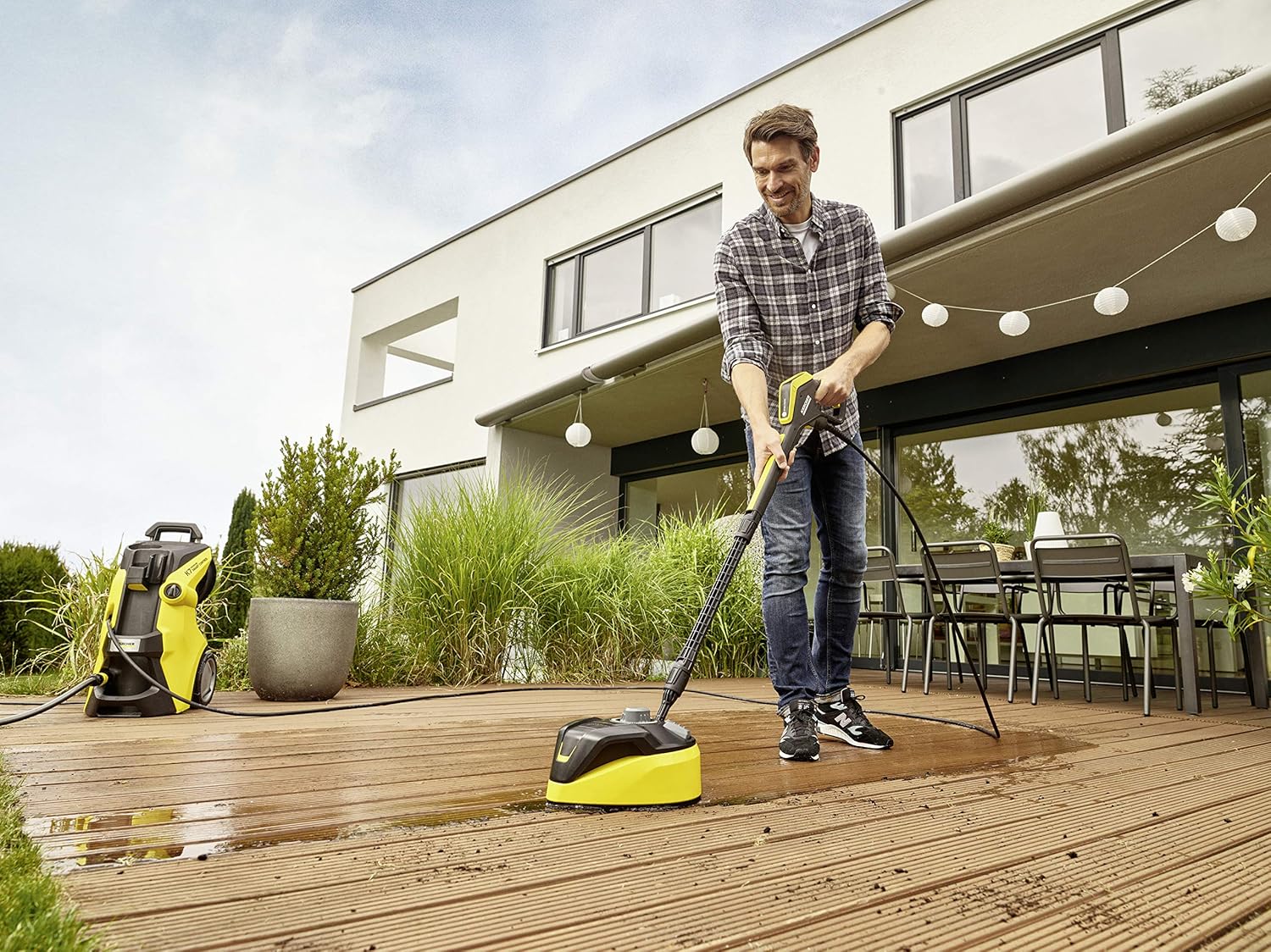 2026 Nettoyeur haute pression Karcher K 7 Premium Smart Control Flex Home - 180 bars - 600 L/h - connecté - tambour enrouleur - brosse terrasse