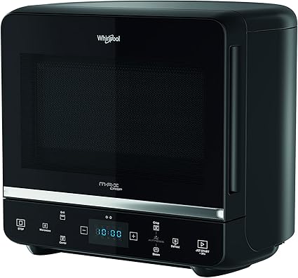 2026 Whirlpool Max 49 MB four à micro-ondes + Grill, 13 l avec vapeur, grille haute, plateau Crisp + poignée