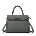 Sac à main en cuir véritable luxe format rabat pour femme