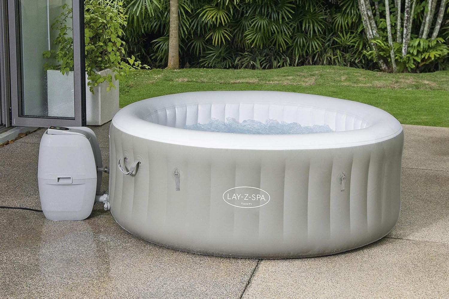 2026 Spa gonflable rond BESTWAY Lay-Z-Spa® Miami Airjet™ 2 - 4 personnes