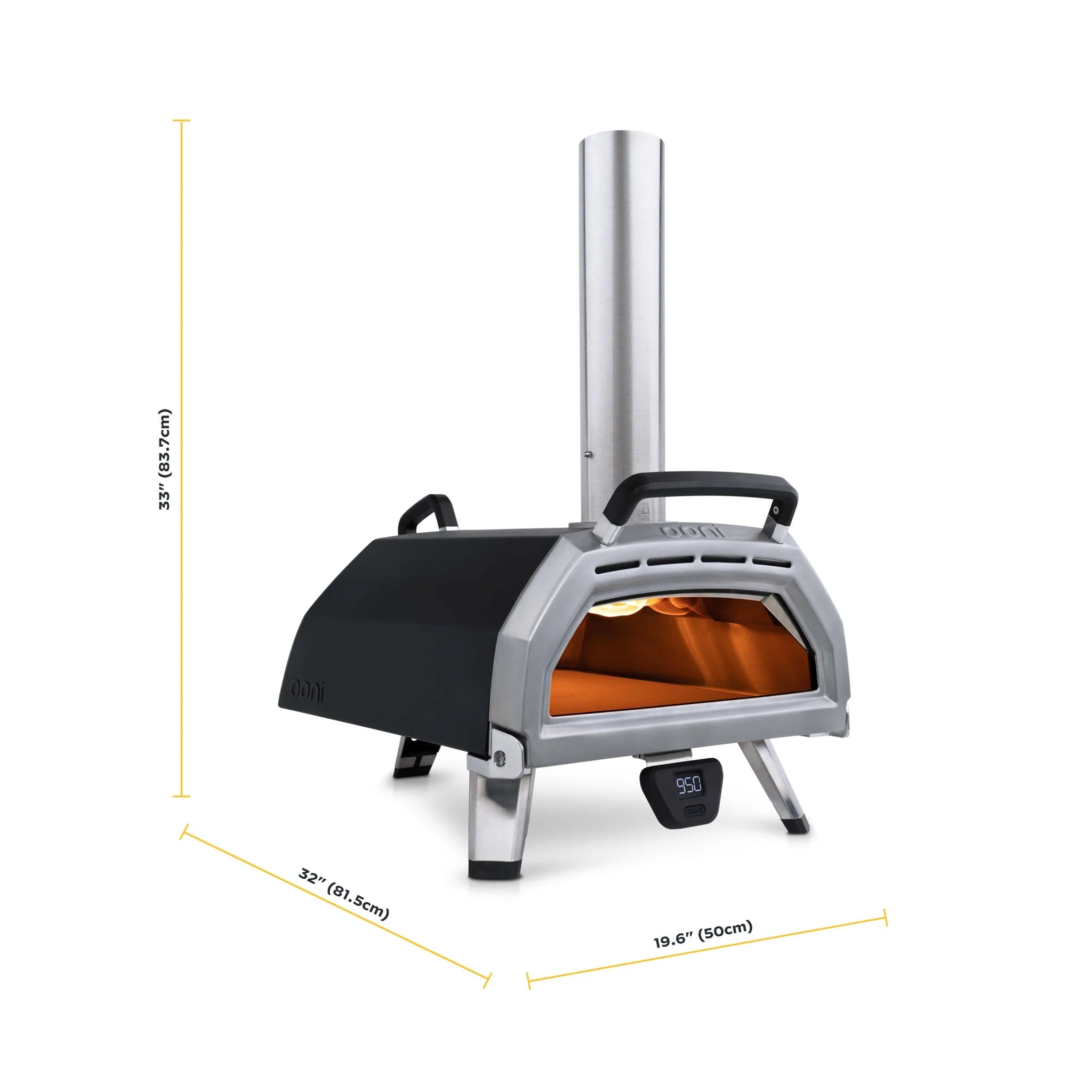 2026 2025 Ooni Karu 16 – Four à pizza multi-combustibles pour extérieur, cuisson rapide à haute température, pizzas jusqu’à 16 pouces