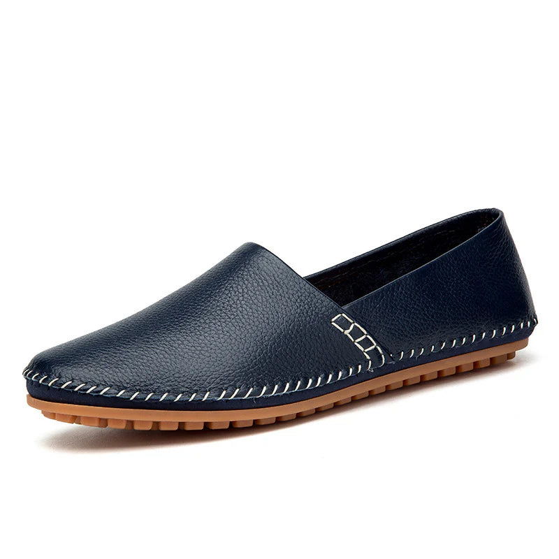 2026 Men's Comfortable Rubber Sole Slip On Casual Driving Loafers