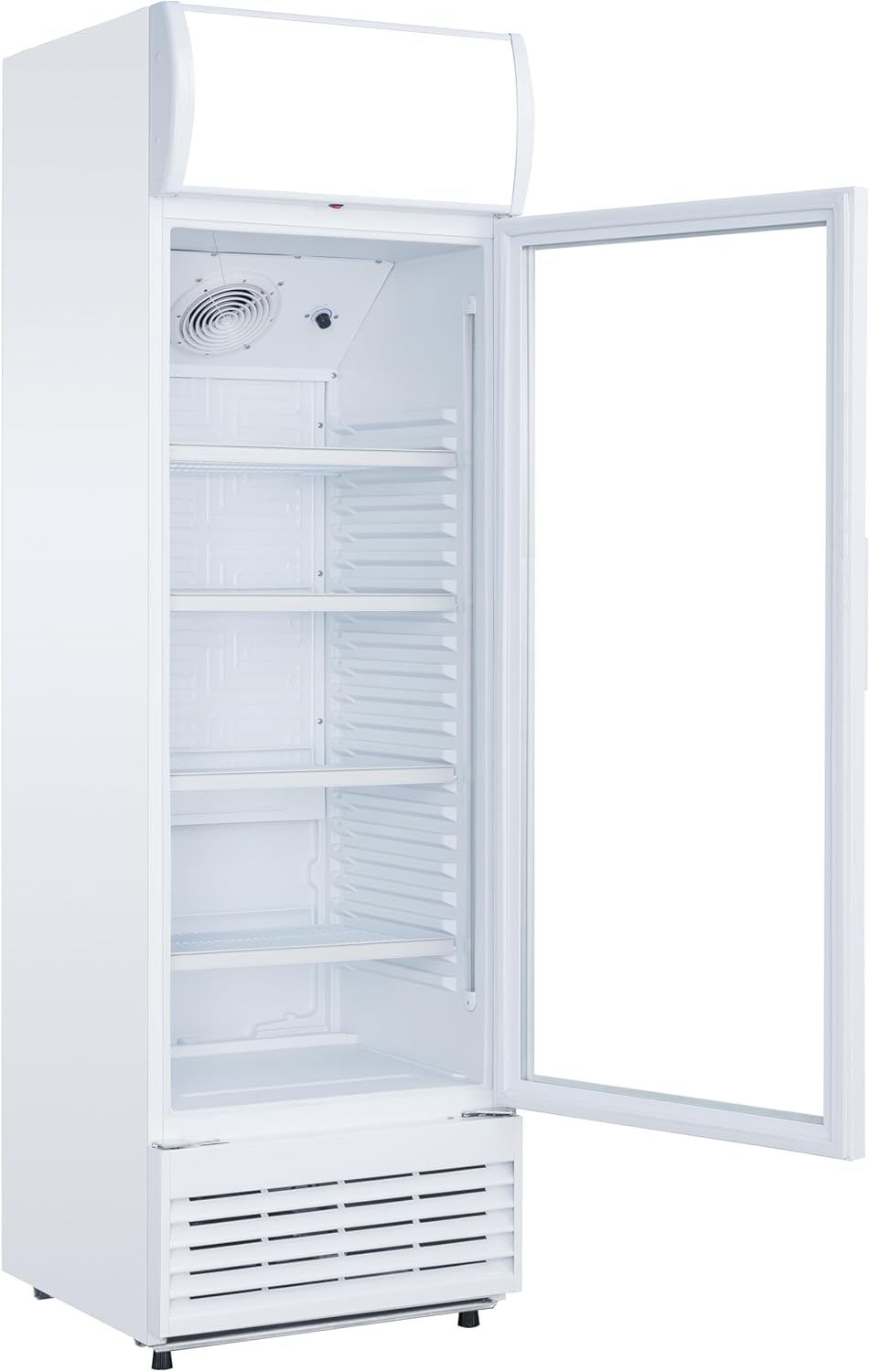 2026 METRO Professional Réfrigérateur à Boissons GSC2360B, Acier/Verre, 62 x 63.6 x 175.3 cm, 347 L, avec Serrure, Noir