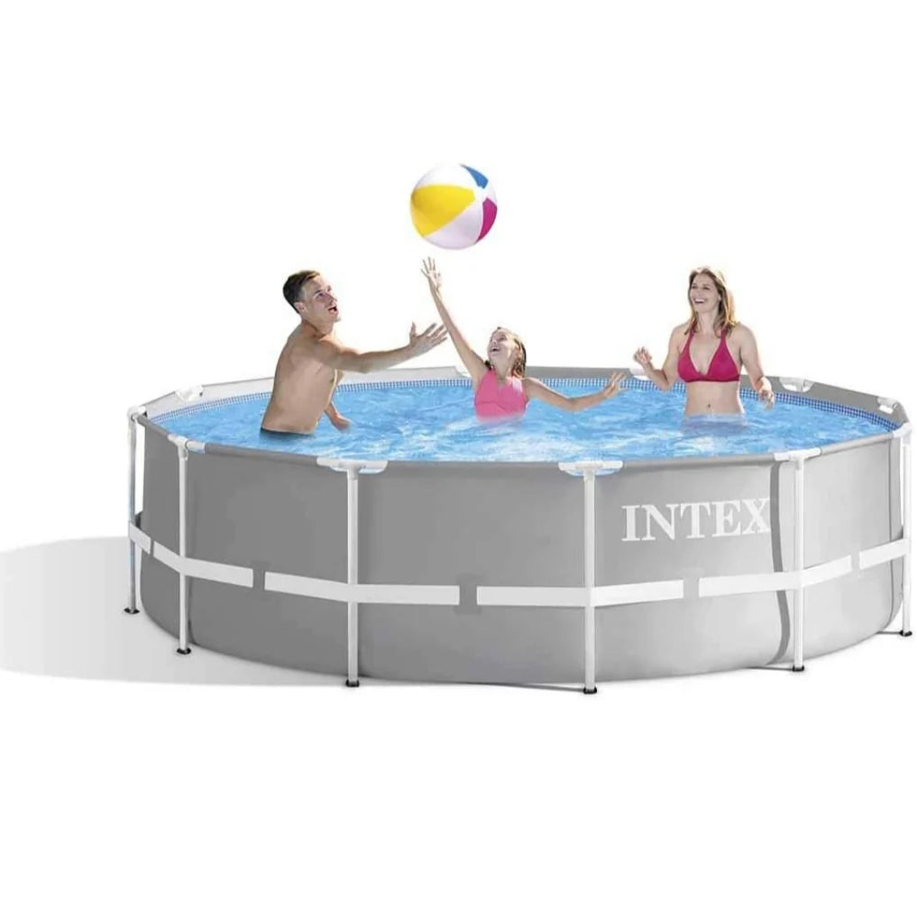 2026 2025 Intex Prism Frame – Piscine Hors-sol 12 pieds x 39 pouces, Structure Acier, Filtre et Échelle Inclus, Édition Limitée