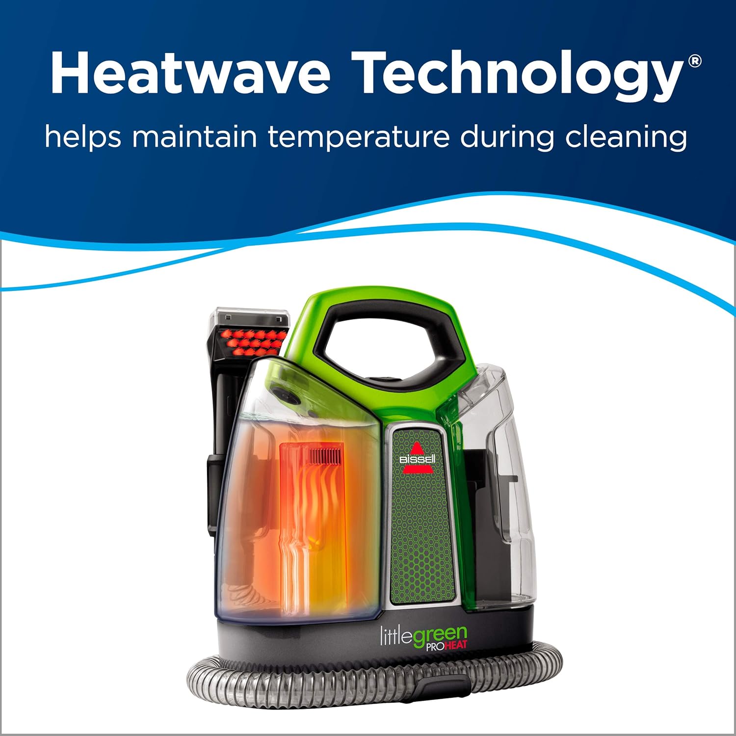 2026 2025 BISSELL Little Green Proheat 2513E – Nettoyeur Portable Chauffant, Détachant Tapis & Tissus, Performance Pro, Édition Limitée