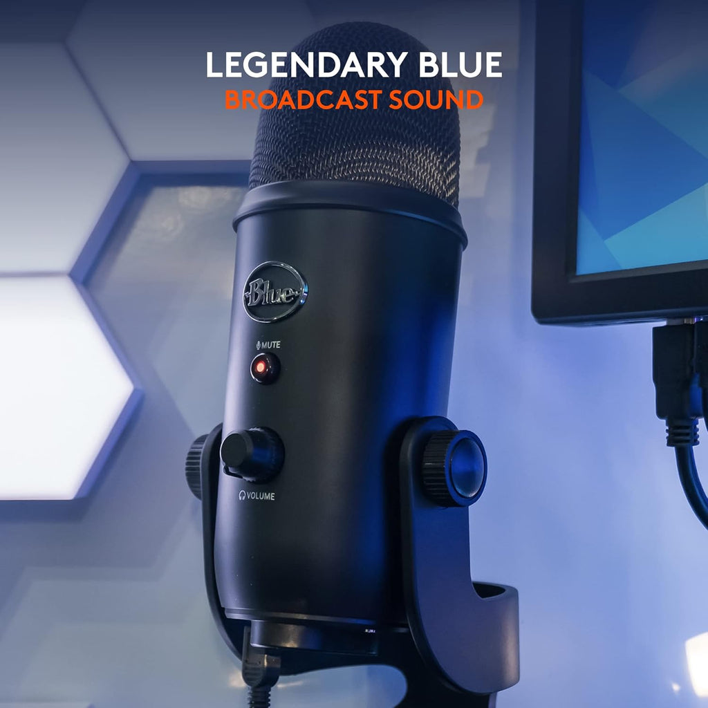 2026 2025 Logitech for Creators Microphone USB Blue Yeti (Noir)