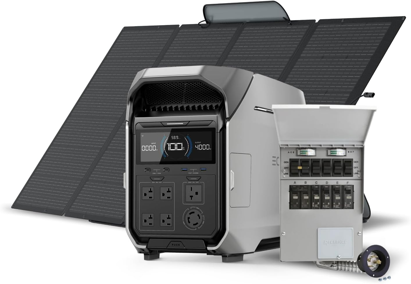 2026 2025 EF ECOFLOW DELTA Pro 3 Station d’Énergie Portable, Batterie LFP 4096Wh
