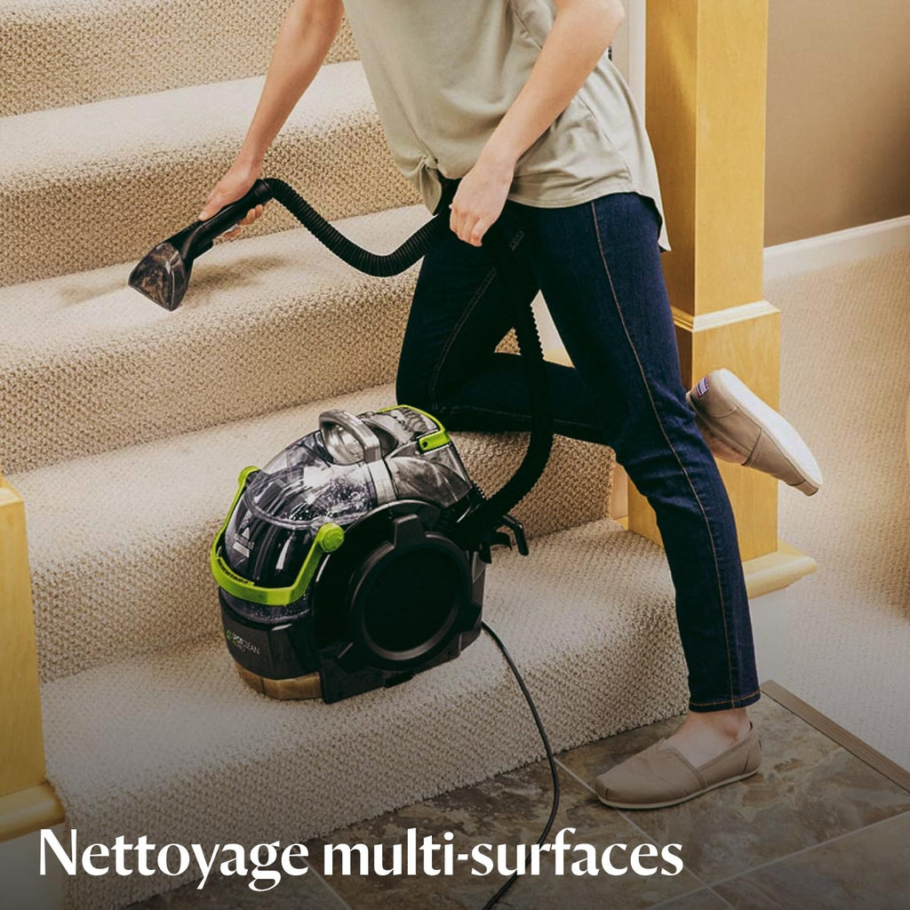 2026 SpotClean Pet Pro, Shampouineuse Canapé, Moteur Puissant de 750W, Idéal pour les Propriétaires d'Animaux, Nettoyeur pour Tapis, Moquettes, Meubles, Tissus, Voiture & Plus Encore, 15585