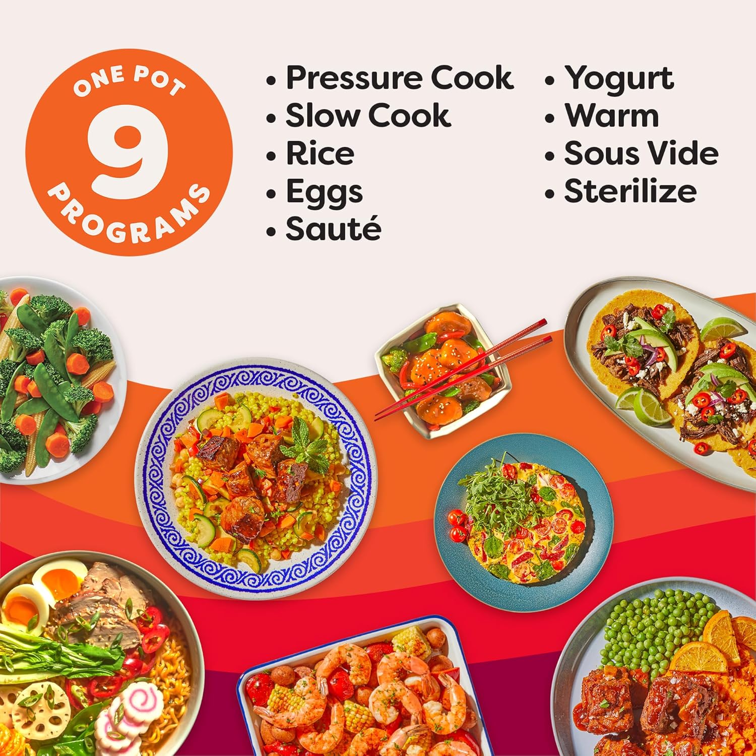 2026 2025 Instant Pot Duo Plus 9-en-1 Multicuiseur, Autocuiseur, Slow Cooker, Cuiseur de Riz, Vapeur, Sauté, Yaourtière, Maintien au Chaud et Stérilisateur, Application Incluse avec Plus de 800 Recettes, Acier Inoxydable, 6 Quarts