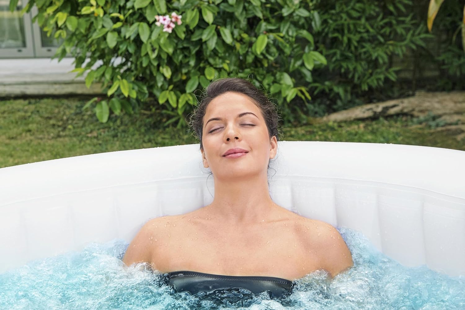 2026 Spa gonflable rond BESTWAY Lay-Z-Spa® Miami Airjet™ 2 - 4 personnes