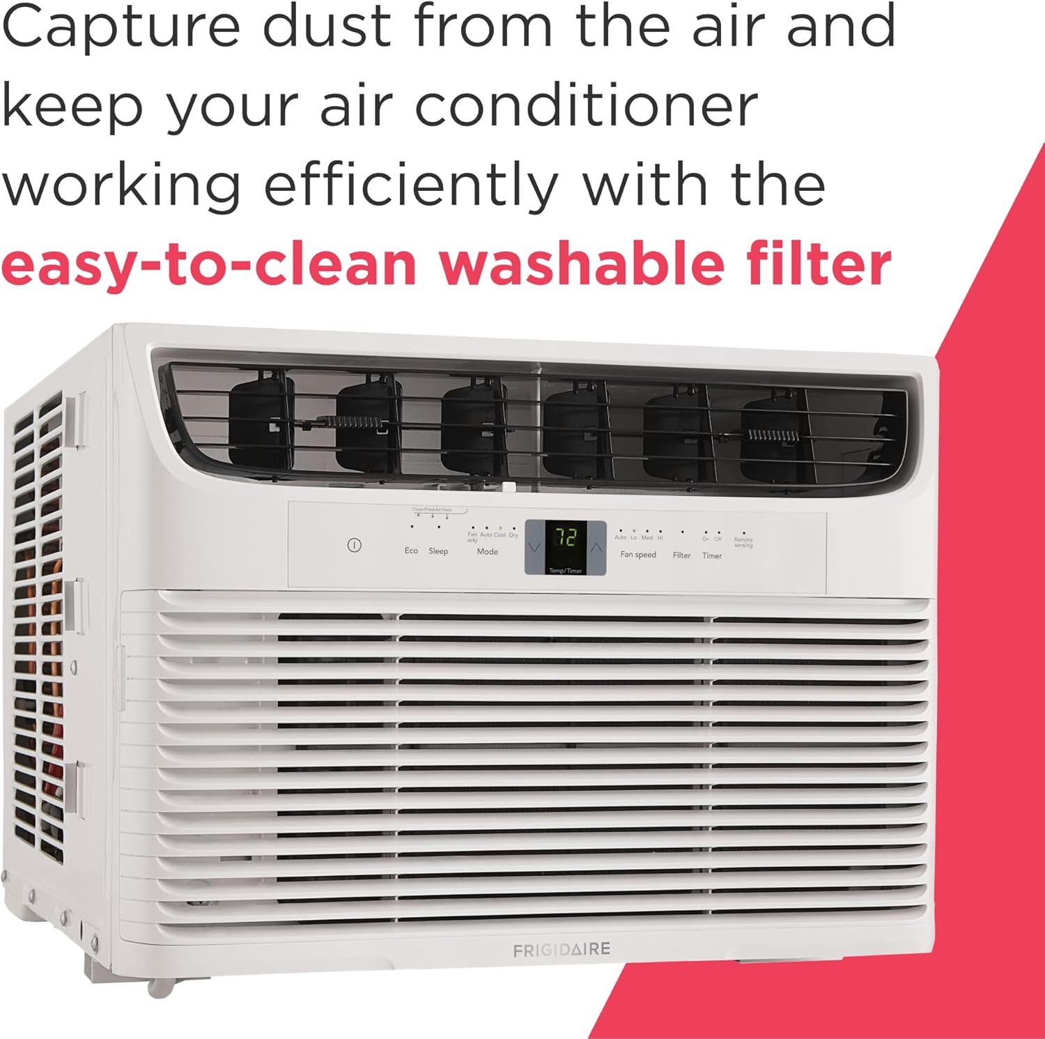 2026 2025 Climatiseur de Fenêtre Frigidaire 5 000 BTU – Refroidissement Efficace jusqu’à 23 m², Fonctionnement Silencieux, Commande Facile