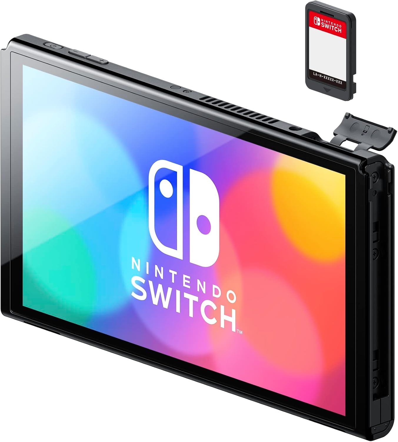2026 2025 Nintendo Console Nintendo Switch (Modèle OLED) avec Manettes Joy-Con Bleu Néon/Rouge Néon