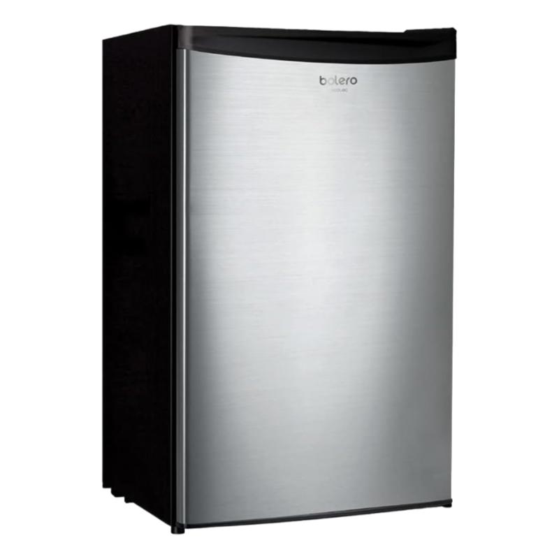 2026 Mini Réfrigérateur Bolero Coolmarket Tt 90 Inox, 90 Litres, Porte Réversible, Contrôle De Température Réglable, 5 Étagères et Compartiment De Rangement, Couleur Acier Inoxydable