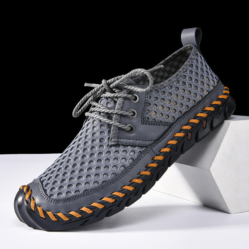 Men's Lightweight Slip On Sports Plus Size Trainers Tide Creek Shoes - LAKD London