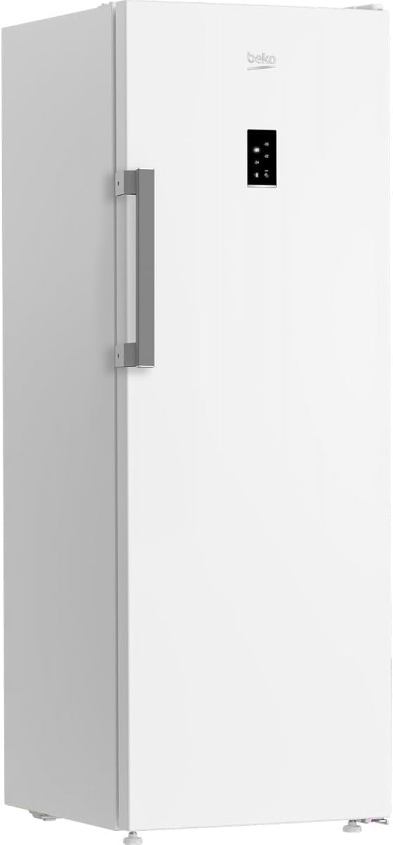 2026 Congélateur armoire pose libre - BEKO - B3RFNE294W - Froid ventilé - E - 260 L - Autonomie : 11 h - 75,4 x 59,7 x 170,5 cm - Blanc