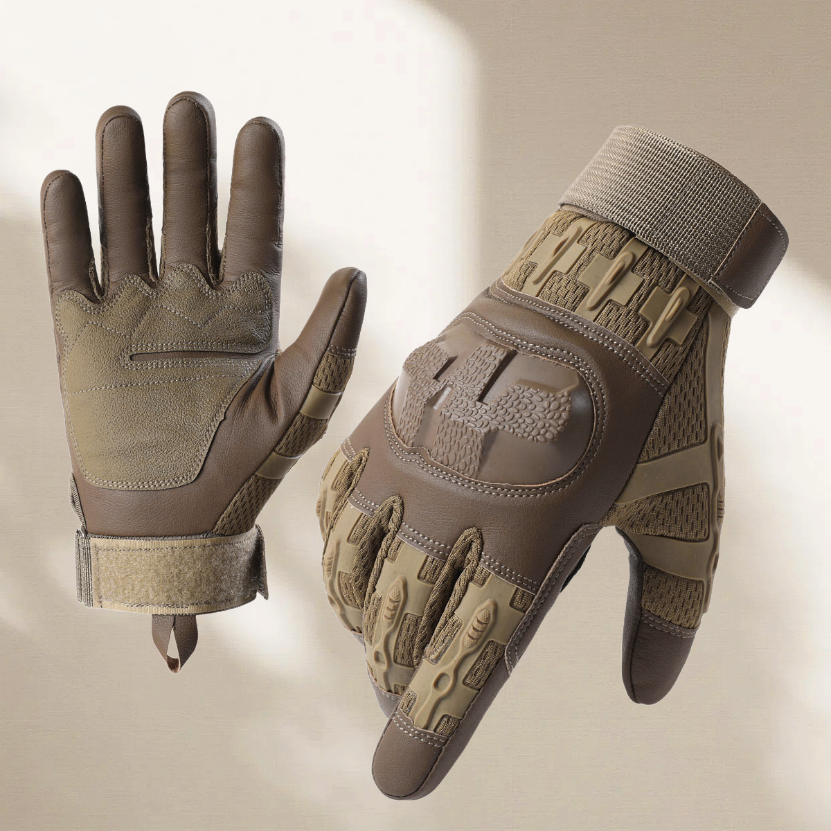 2026 Taktische Vollfinger-Handschuhe Z353 – Sand