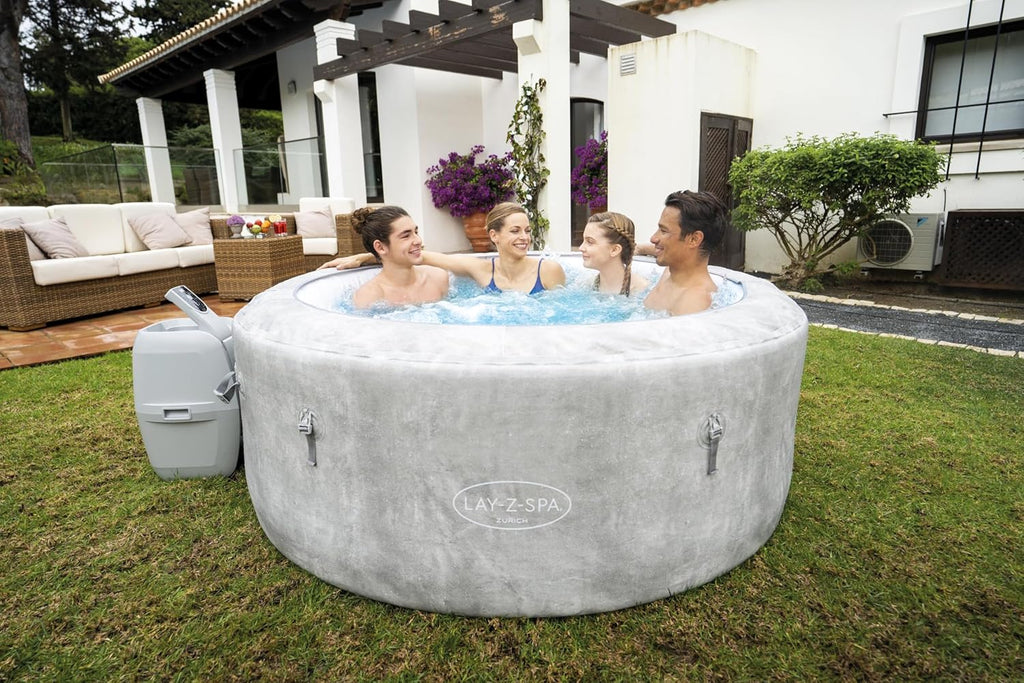 2026 Spa gonflable rond BESTWAY Lay-Z-Spa® Miami Airjet™ 2 - 4 personnes