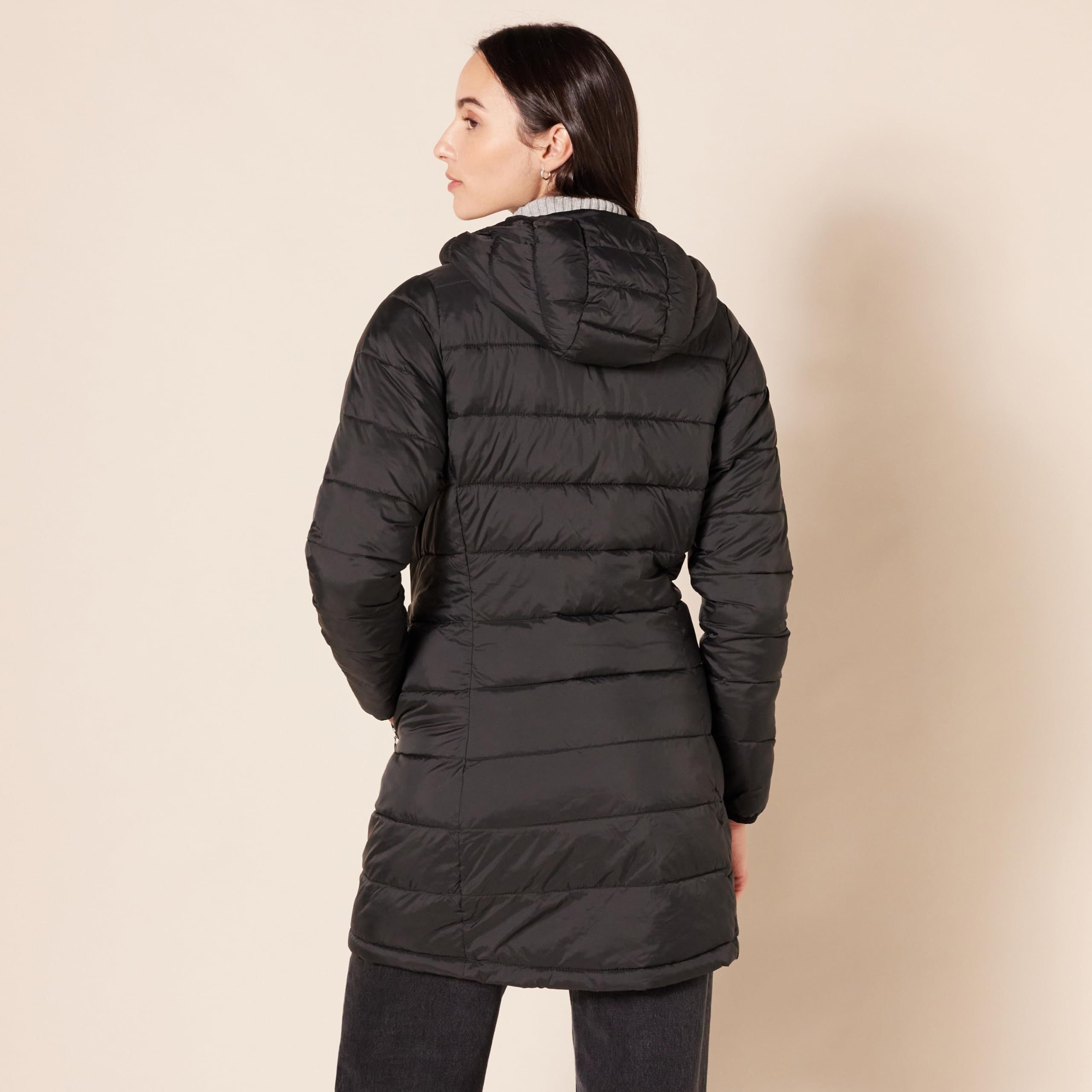 Doudoune léger résistant packable à capuche doudoune pour femme