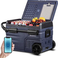 2026 12 Volt 37 Qt. Tragbarer Autokühlschrank, Autogefrierschrank für Outdoor, Camping, Reisen, Wohnmobil, APP-Steuerung