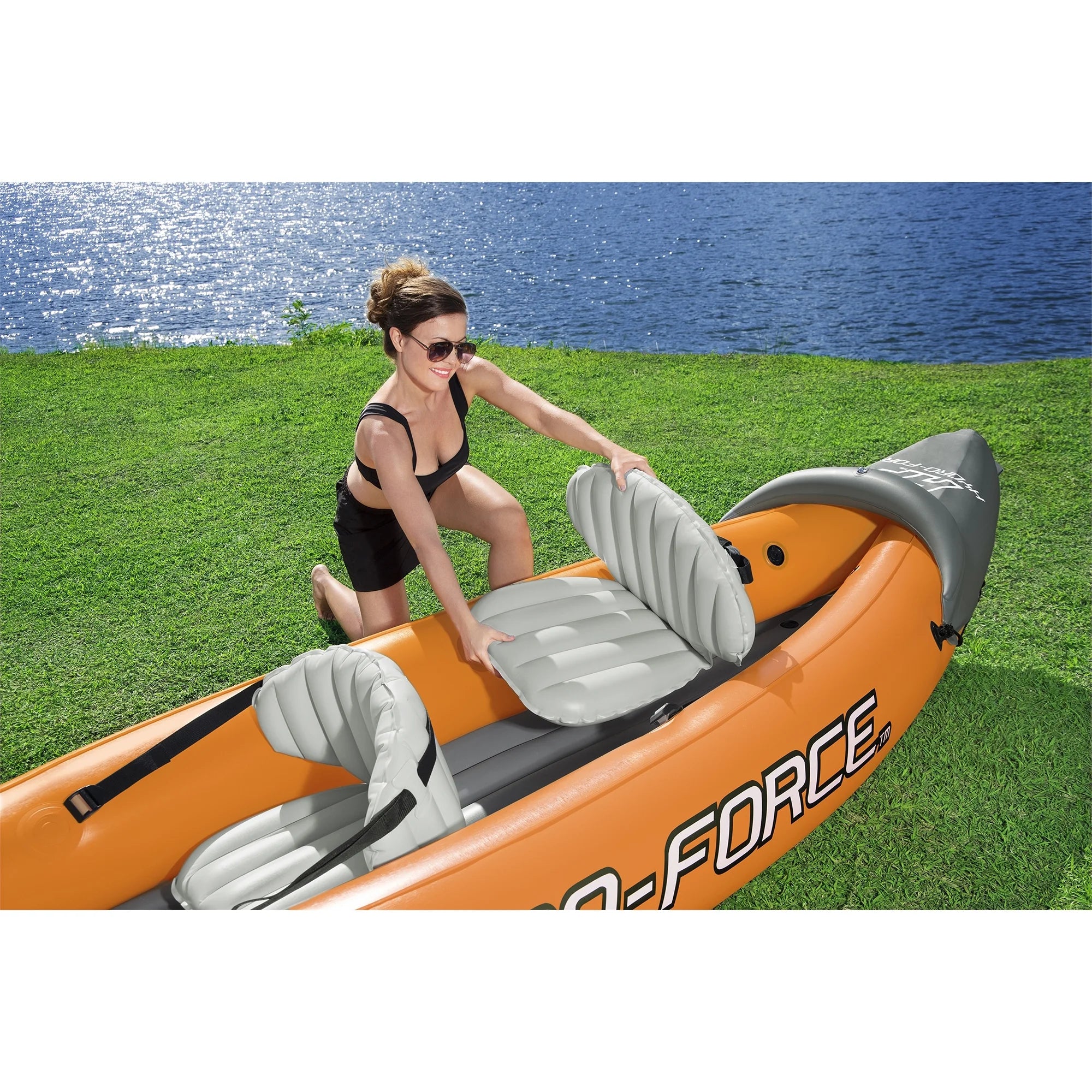 2026 Kayak gonflable Bestway Hydro Force Lite Rapid X2 - Pack sports nautiques de plein air