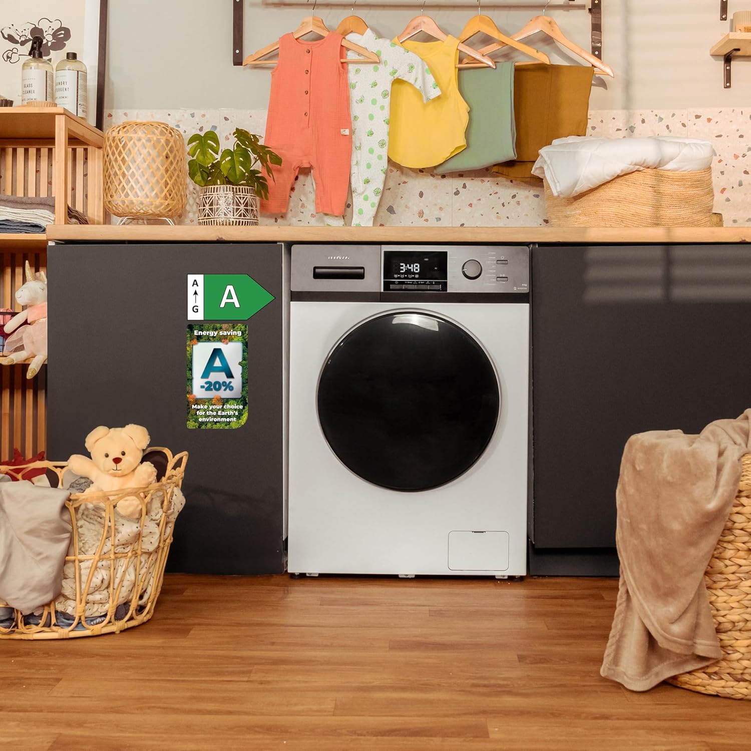 2026 Cecotec Lave-Linge 9Kg Chargement Frontal Bolero Dresscode 9410 Inverter A. 1900W, 1400 tr/min Réglable, 16 Programmes, Faible Consommation d'Énergie, Vapeur, Stérilisation du Linge