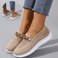 Ballerines chaîne en maille sport walking pour femme