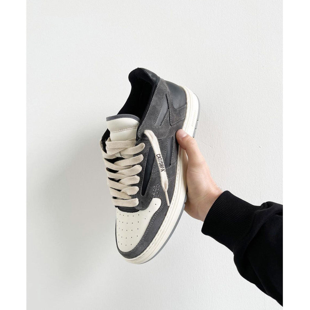 Mens Genuine Leather Sneakers | Breathable Retro Niche Original Design Shoes - LAKD London