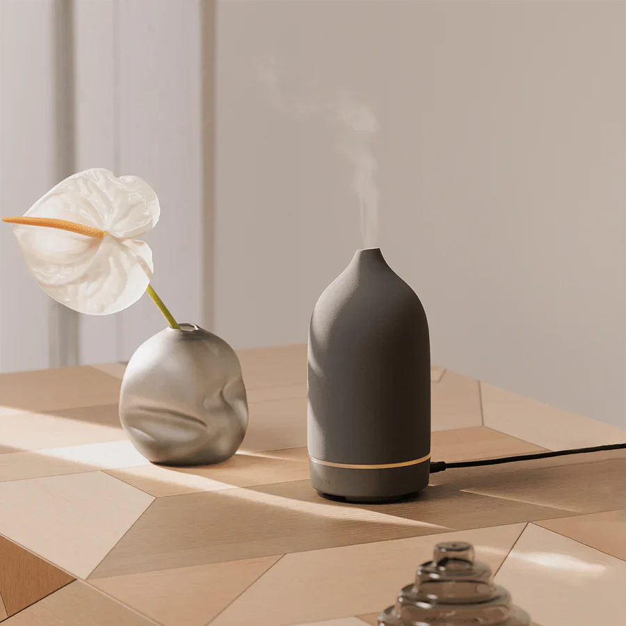 2026 2025 Diffuseur en Pierre Vitruvi – Diffuseur Ultrasonique Élégant pour Huiles Essentielles et Décoration Intérieure