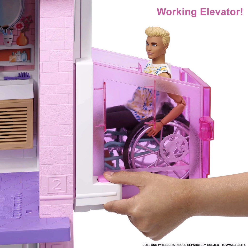 2026 Coffret Barbie DreamHouse avec 10 espaces de jeu, plus de 75 meubles et accessoires, lumières et sons