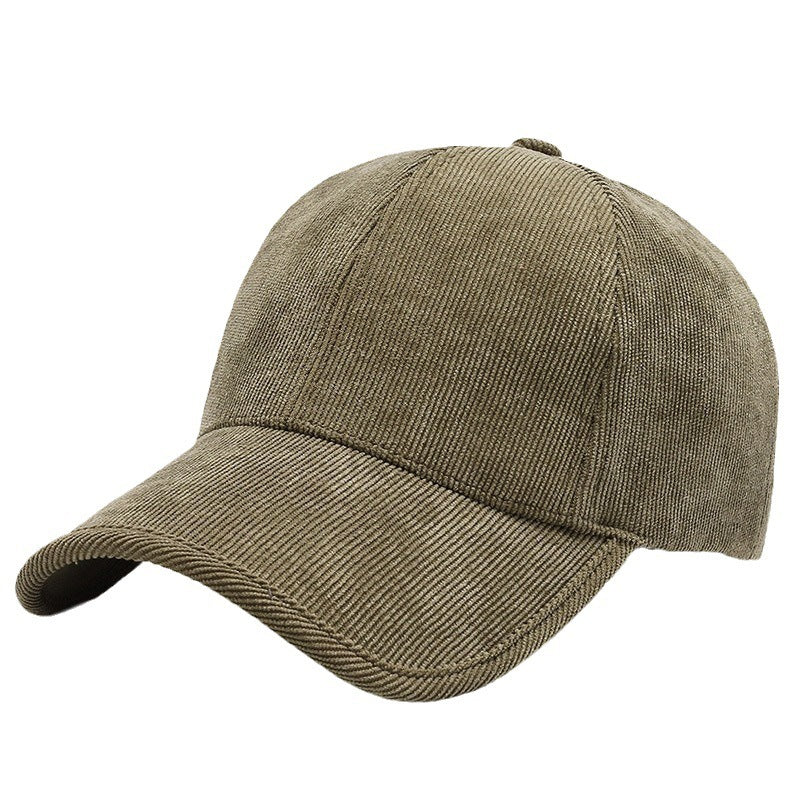 2026 Casual Corduroy Baseball Cap Adjustable Everyday Unisex Style